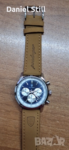 POEDAGAR Високо качество Мъжки Луксозен Хронограф с Светещ Циферблат, снимка 2 - Мъжки - 49886788