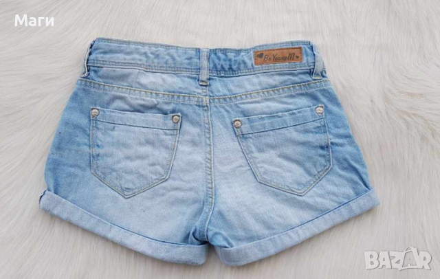 Къси дънкови панталони 8-9 години, снимка 6 - Детски къси панталони - 44988227