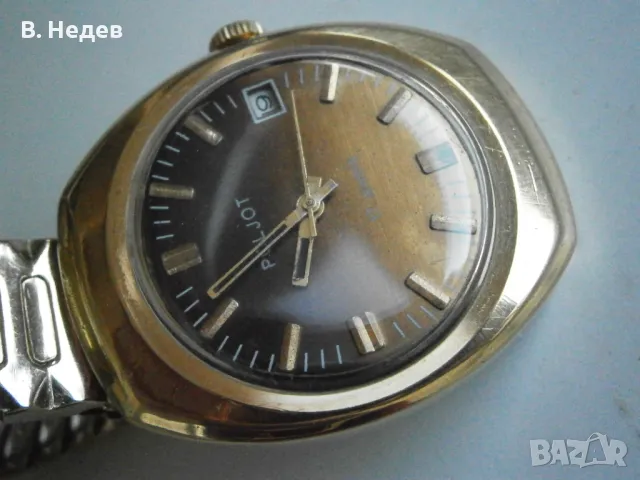 POLJOT, 17 jewels, made in USSR, cal. 2614.2H! Каса 37х42мм, снимка 4 - Мъжки - 47639484