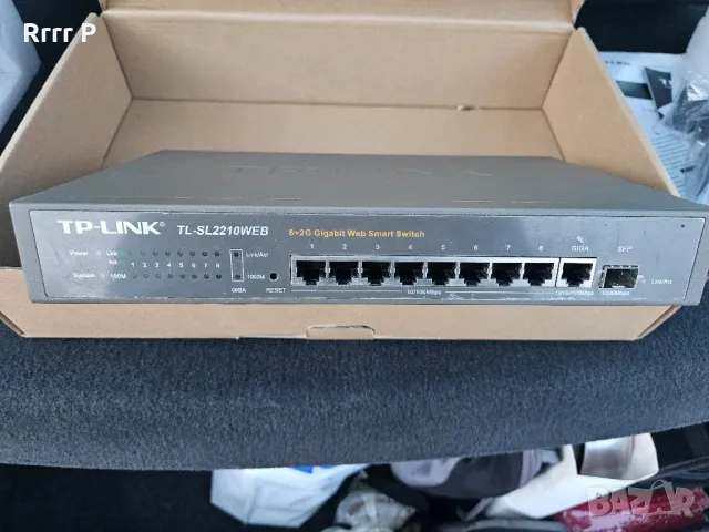 Суич TP-Link 8 портов TLSL2210WEB, снимка 1 - Суичове - 48053573