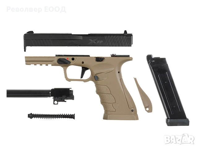 Еърсофт пистолет XTP Xtreme Training Pistol – Dark Earth, снимка 11 - Други спортове - 50876221
