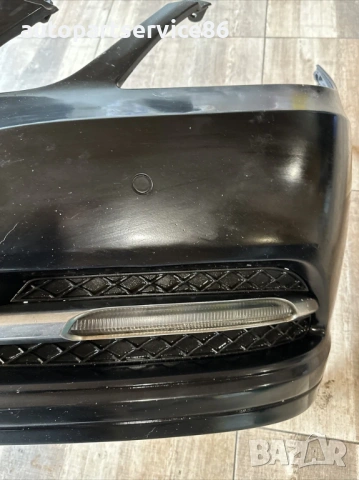 Предна броня цялостна черна Rhd за Mercedes W212 2.2 CDI (2012), снимка 2 - Части - 53889451