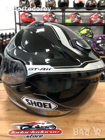 Мото каска SHOEI GT-AIR ,размер S 55-56см. вградени очила,висок клас!, снимка 3 - Аксесоари и консумативи - 45368541