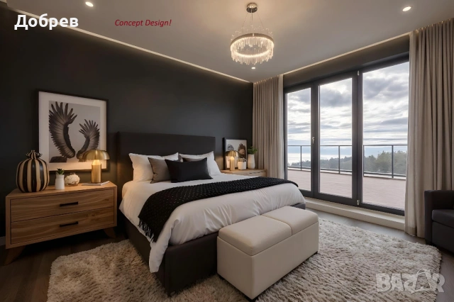 3 стаен/ морска панорама/ ОТ СОБСТВЕНИК без комисионна, снимка 2 - Апартаменти - 54231133