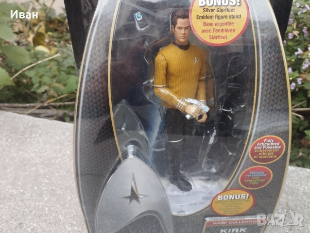 Фигурка на капитан Kirk Star trek , снимка 4 - Фигурки - 52100491