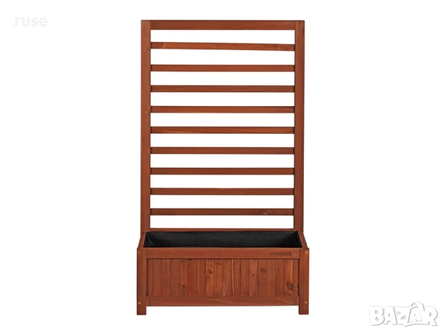 НОВИ! Градински сандък с пергола масив ела Parkside кафяв, снимка 3 - Градински мебели, декорация  - 52400043