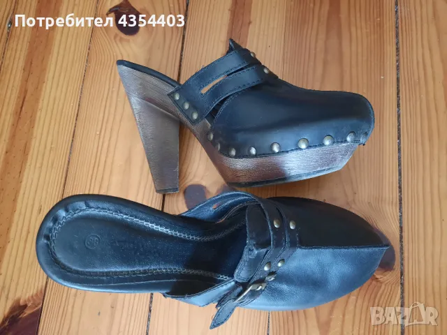 Дамско сабо с висок ток № 38