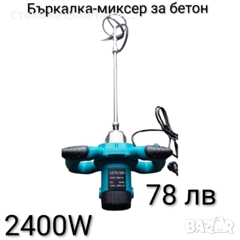 Бъркалка-миксер за бетон 