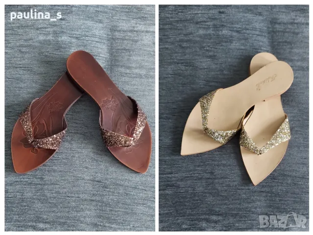 Чехли с блестящи каишки / Italy 