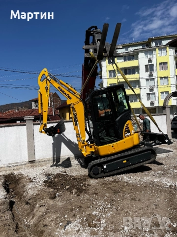 Услуги с мини верижен  багер 3’5 т, снимка 2 - Други услуги - 52360234