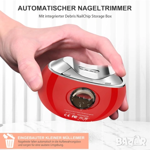 Електрическа презареждаема нокторезачка за бебе, дете и възрастен, Електрическа пила за нокти, снимка 8 - Продукти за маникюр - 53608018