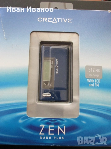 CREATIVE ZEN NANO PLUS 512MB MP3 Player МП3 Плеър