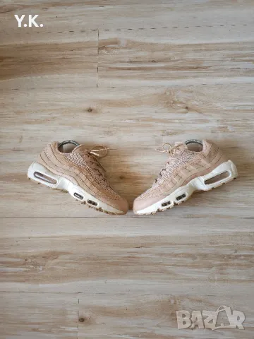 Оригинални дамски маратонки Nike Air Max 95 Bio Beige Women, снимка 2 - Маратонки - 47105389