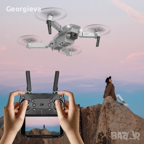 Дрон, 4k HD двойна камера, снимка 2 - Дронове и аксесоари - 52621301
