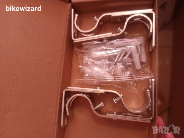 4 x Скоби за корнизи за завеси, Регулируеми НОВИ, снимка 2 - Други инструменти - 52406525