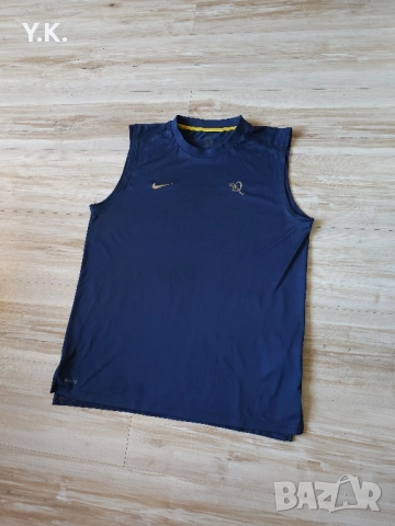 Оригинален мъжки потник Nike FitDry x Ronaldinho, снимка 2 - Тениски - 51563832