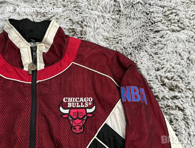 Vintage 90’s Chicago Bulls Pro Player Windbreaker by Daniel Young , снимка 3 - Спортни дрехи, екипи - 52483597