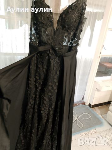 Черен рокля за свадба, снимка 1