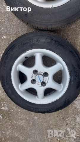 Джанти с летни гуми R14 4x100, снимка 7 - Гуми и джанти - 45180944