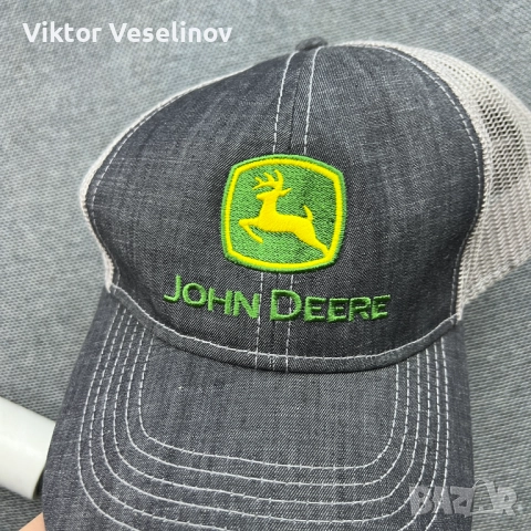 John Deere Шапка С Козирка Mesh, снимка 3 - Шапки - 52860287