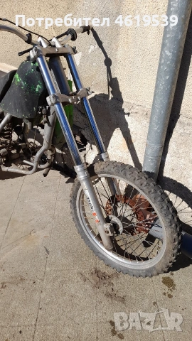 Kawasaki Kx Кавазаки Кх оборудвана рама кросов мотор без двигател , снимка 10 - Мотоциклети и мототехника - 53670750