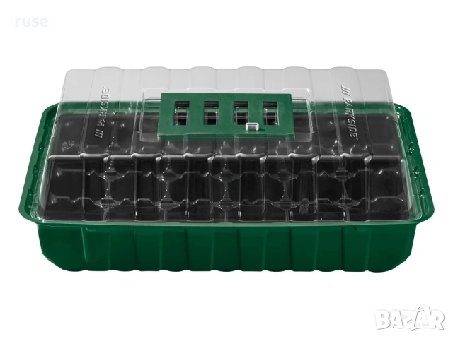 НОВИ! Комплект мини оранжерия с LED за отглеждане на растения Parkside 72 места, снимка 6 - Оранжерии - 54145227