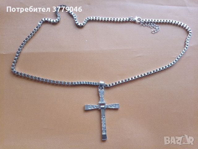 Колие с кръст Бързи и яростни , снимка 6 - Колиета, медальони, синджири - 45700244