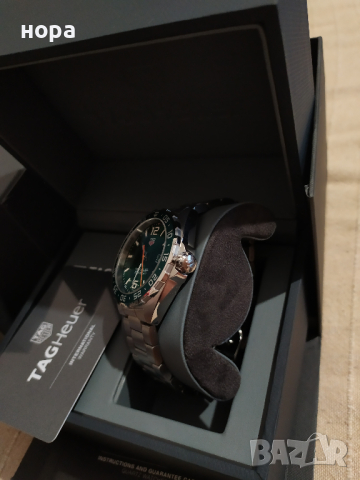 продавам-TAG Heuer Formula 1 Green Dial 43mm Quartz Steel Watch WAZ1017.BA0842, снимка 5 - Мъжки - 40597575