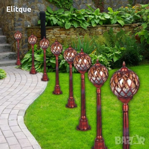 Градински Фенер Madlen със стойка, Е27, IP44