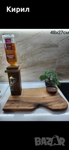 Диспенсъри за алкохол от Орех, снимка 5 - Други стоки за дома - 49424148