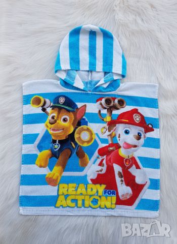 Детско пончо Paw PATROL 1-3 години, снимка 6 - За банята - 45609921