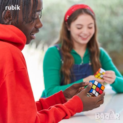 Комплект оригинални Рубик пъзели Rubik's Edge 3x3x1 & Rubik's Cube 3x3x3, снимка 7 - Игри и пъзели - 45671610