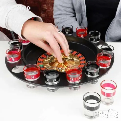 Парти игра , Парти рулетка с чашки- Drinking Roulette, снимка 2 - Други - 47226546