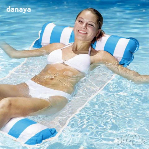 2859 Надуваем воден хамак за море басейн, снимка 3 - Надуваеми легла - 50545522