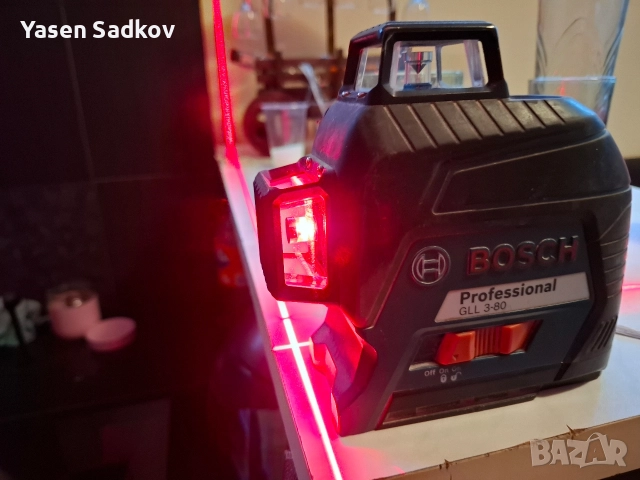 лазарен нивелир Bosch GLL.3.8, снимка 2 - Други инструменти - 52875605