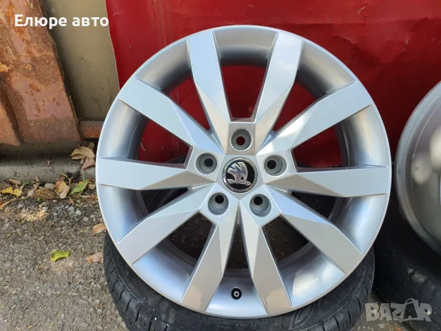 Джанти Skoda 5x112x6J17ет48, снимка 2 - Гуми и джанти - 46840142