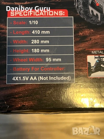 RC количка Hosim ZENO X15 1:10 безчеткова, 4x4, Off Road , снимка 15 - Коли, камиони, мотори, писти - 51249441