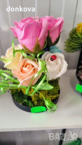 продавам декорации с жив Скандинавски мъх и сапунени рози и други сувенири разпродажба с отстъпки , снимка 9 - Декорация за дома - 45075301