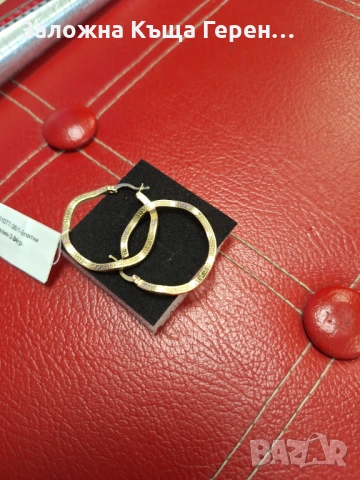 Златни обеци 3,84гр.14к, снимка 4 - Обеци - 53594346