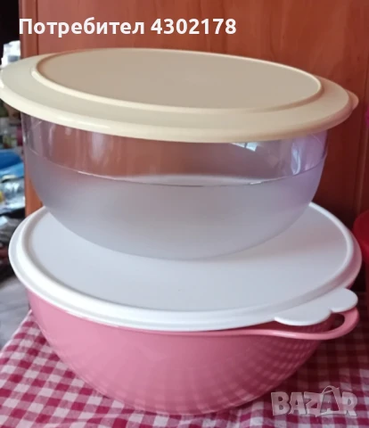 Купи за съхранение , сервиране , пренасяне , месене и втасване , снимка 7 - Други - 50611268