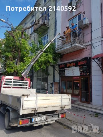 Камион с кран , самосвал Варна , извозване на строителни отпадъци, снимка 1 - Транспортни услуги - 25870010