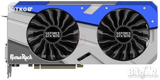 видео карта Palit GeForce GTX 1070 GameRock 8GB GDDR5, снимка 9 - Видеокарти - 46414732