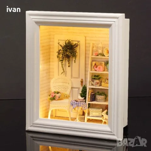 3D пъзел Habarri, 3D рамка, LED осветление, 50 +части , снимка 3 - Пъзели - 49938865