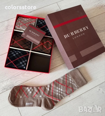 Луксозни мъжки чорапи Burbarry/IM60p, снимка 2 - Мъжки чорапи - 51739951