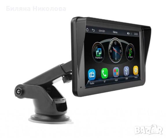 Android Авто Радио с Навигация – Безжичен CarPlay и Bluetooth, 7 инча