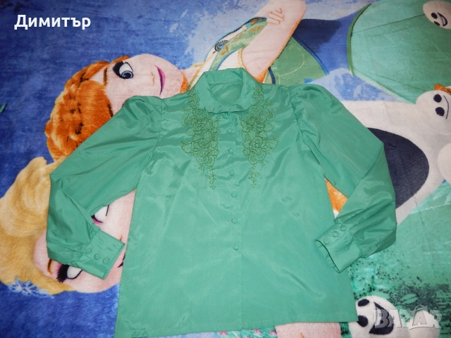 Дамска риза с бродерия М-Л размер, снимка 5 - Ризи - 51998344