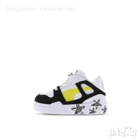 Детски маратонки PUMA x Spongebob Squarepants Slipstream Shoes White/Black I, снимка 5 - Детски маратонки - 47351119