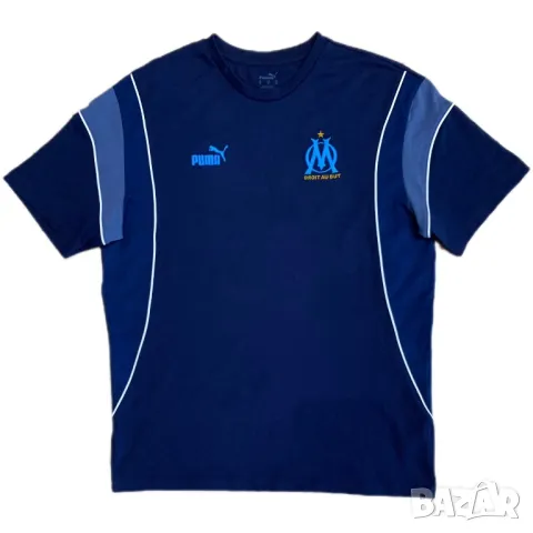 Оригинална мъжка тениска Puma x Olympique Marseille🇫🇷 2023/24 | M - L размер, снимка 1 - Тениски - 47014562