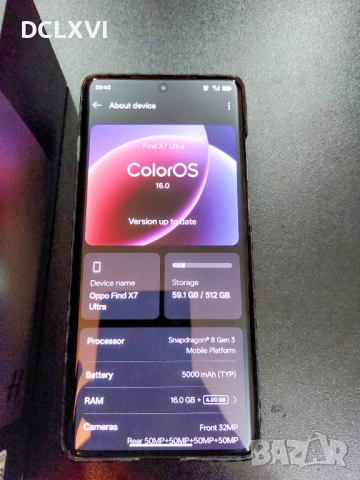 Oppo Find X7 Ultra - 16GB RAM 512GB ROM, снимка 4 - Други - 52654356