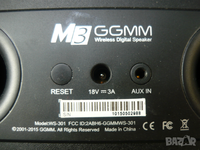 GGMM M3 (model WS-301), снимка 5 - Bluetooth тонколони - 45010183